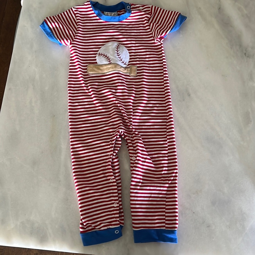 Baseball Appliqué Jumper